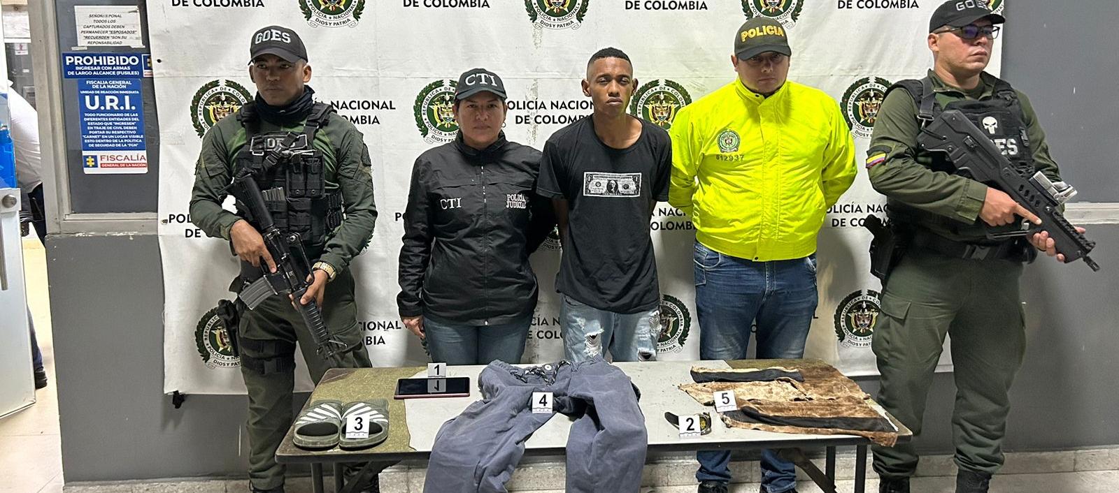 Víctor Andrés Martínez Ramos, el capturado.