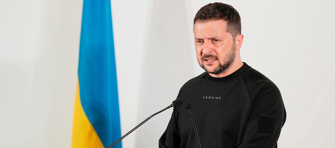 El presidente ucraniano, Volodímir Zelenski.