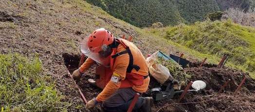 Labores de desminado en Urrao, Antioquia