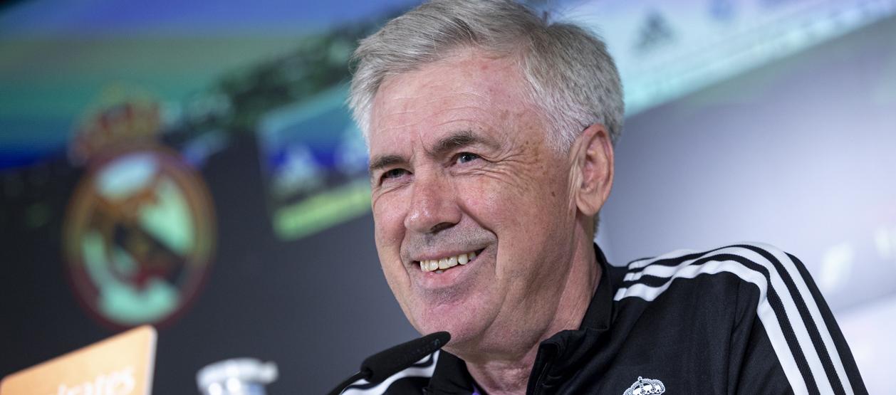 Carlo Ancelotti, actual entrenador del Real Madrid.