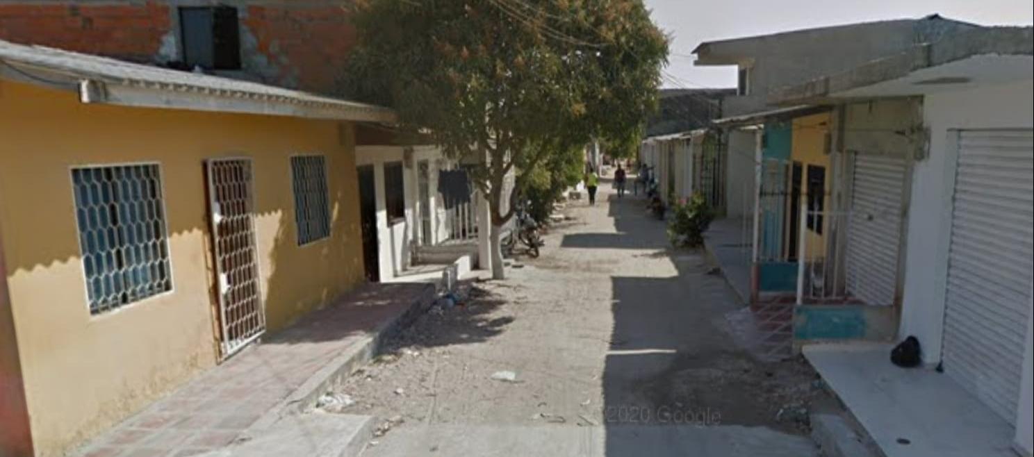 Calle 56 carrera con carrera 15F del barrio Las Colonias 