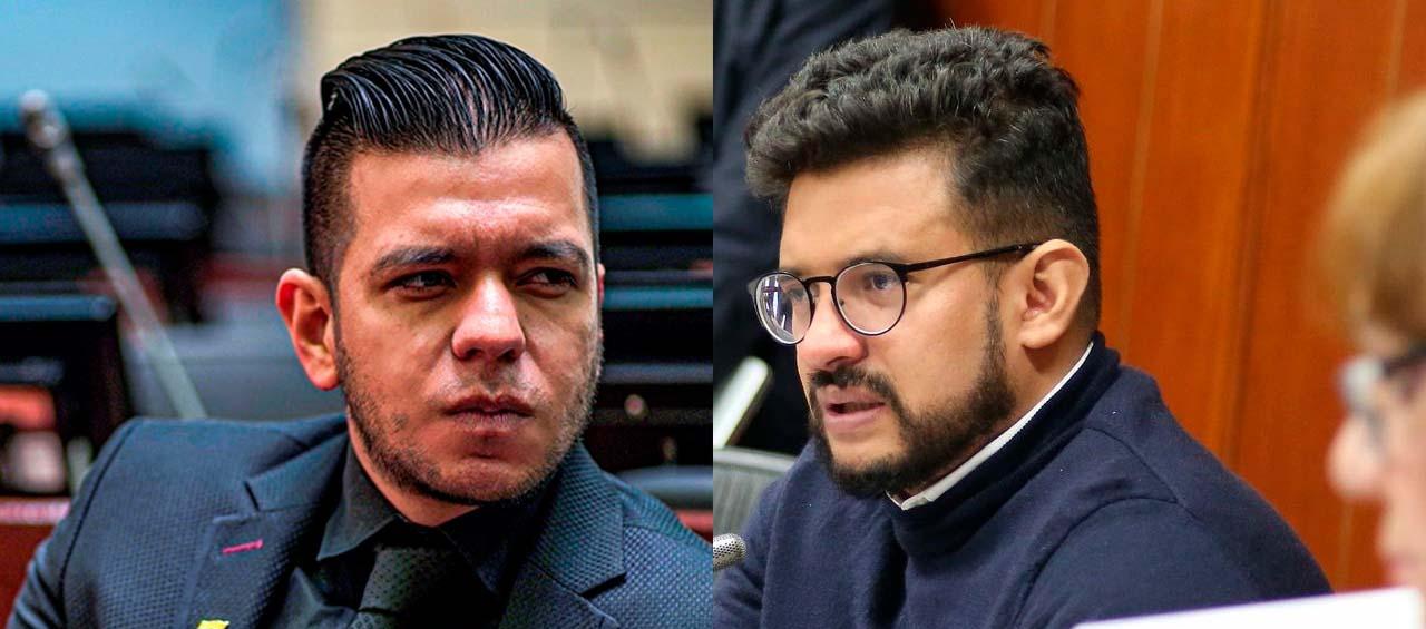 Jota Pe Hernández e Inti Asprilla, senadores de la Alianza Verde.