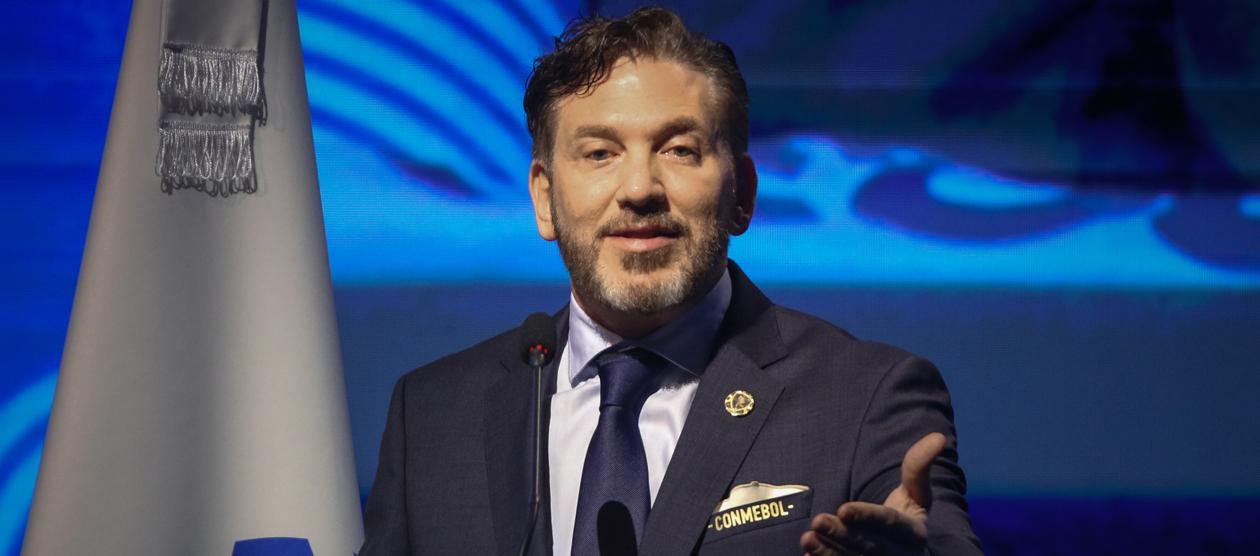Alejandro Domínguez, presidente de la Conmebol. 