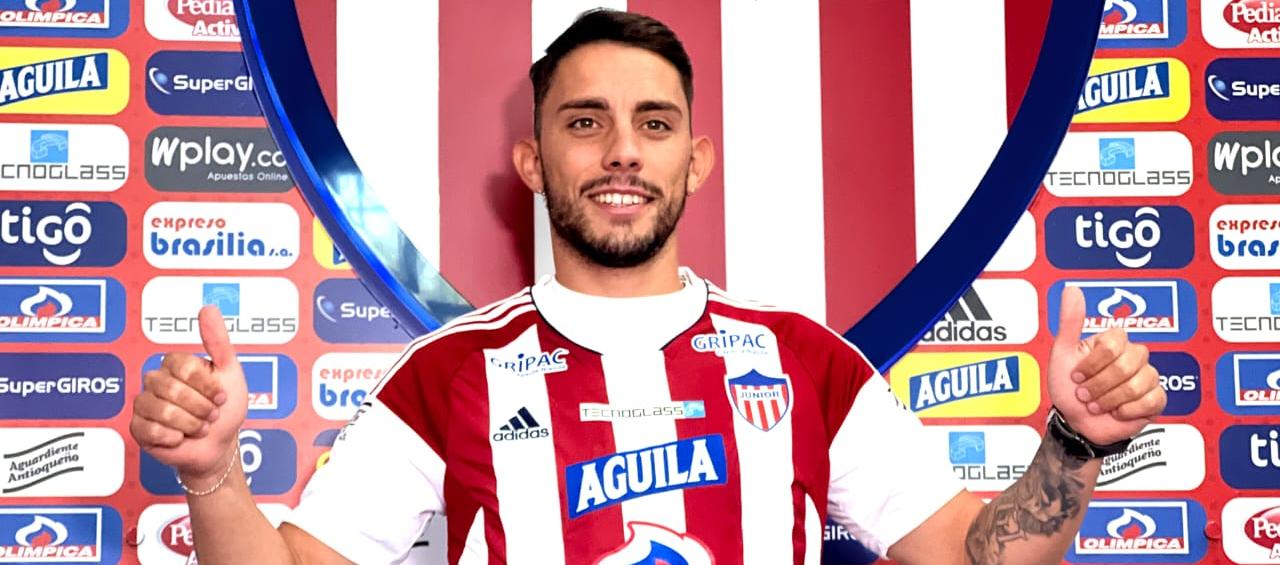 Gonzalo Lencina se puso por fin la camiseta rojiblanca. 