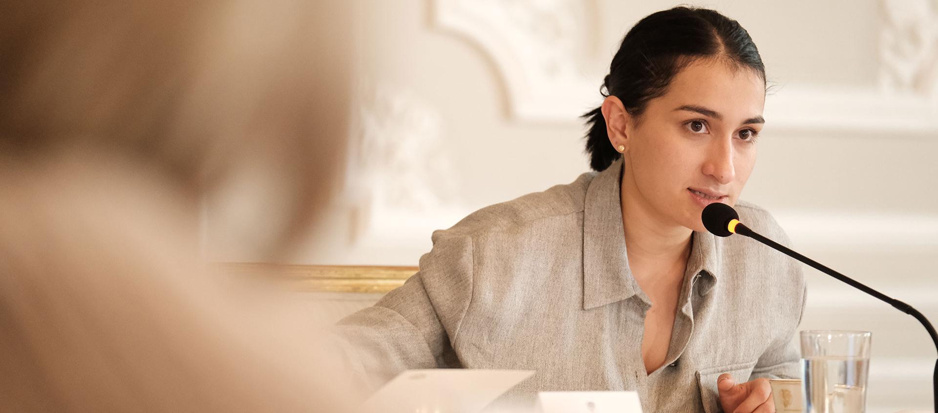 Laura Sarabia, exjefa del Gabinete