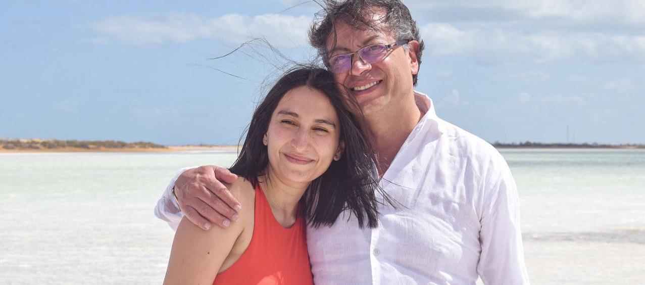 Laura Sarabia y el Presidente Gustavo Petro en una imagen de archivo