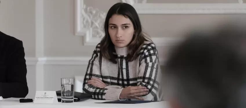 Laura Sarabia, saliente jefa de Gabinete.