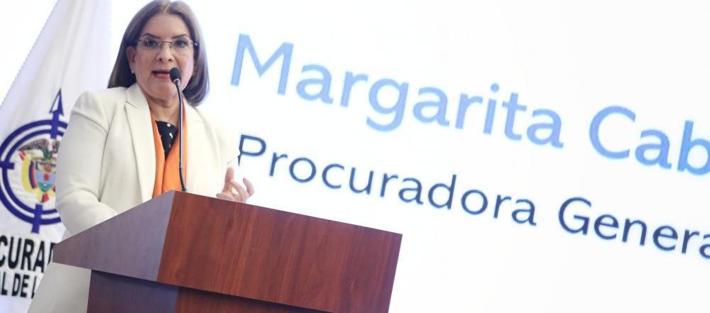 La Procuradora General de la Nación, Margarita Cabello.