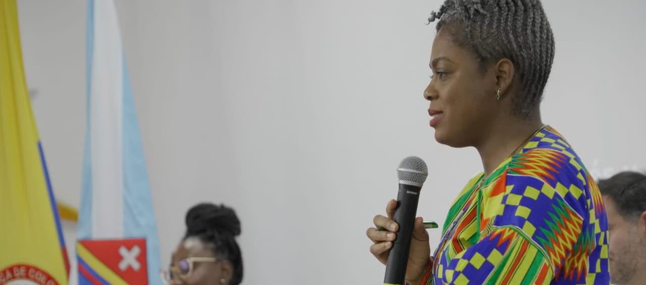 La Ministra de Educación, Aurora Vergara Figueroa