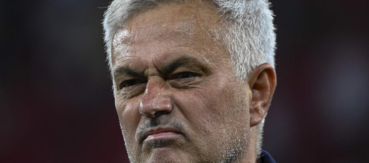 José Mourinho, entrenador del Roma de Italia.