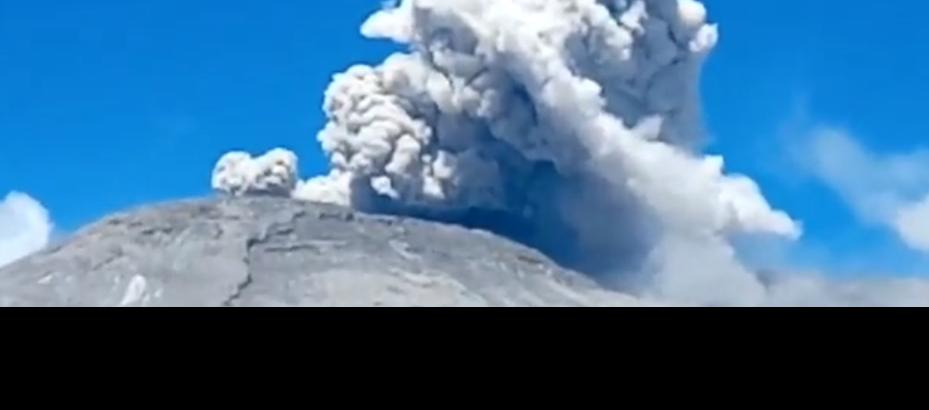 La altura de la ceniza alcanzó los 1.100 metros en las últimas horas
