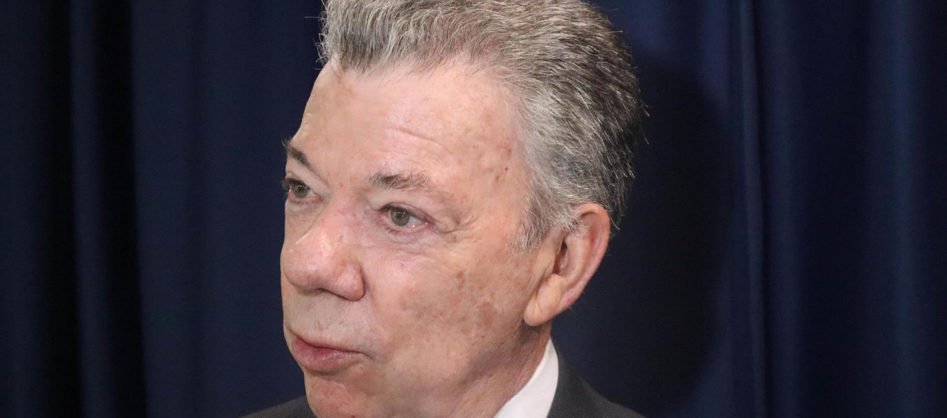 El expresidente Juan Manuel Santos