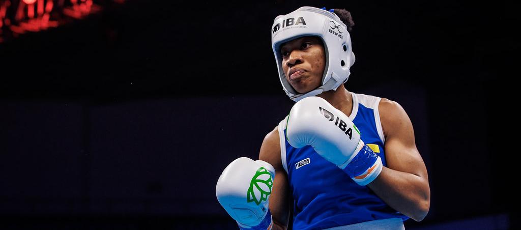 Angie Valdez, representante de Atlántico en boxeo.