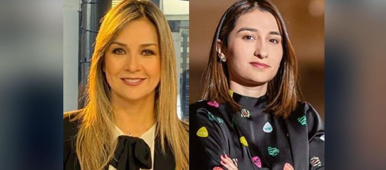 Vicky Dávila y Laura Sarabia