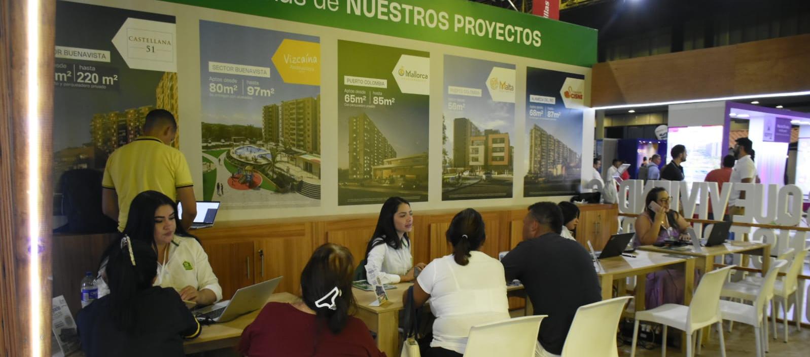 En total participan las 35 empresas constructoras más importantes en la Vitrina Inmobiliaria