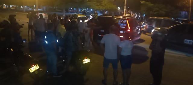 Accidente en la prolongación de Murillo.