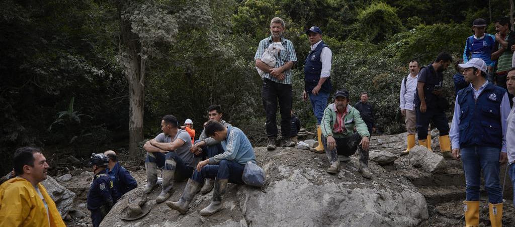Defensoría del Pueblo haciendo acompañamiento en la zona. 