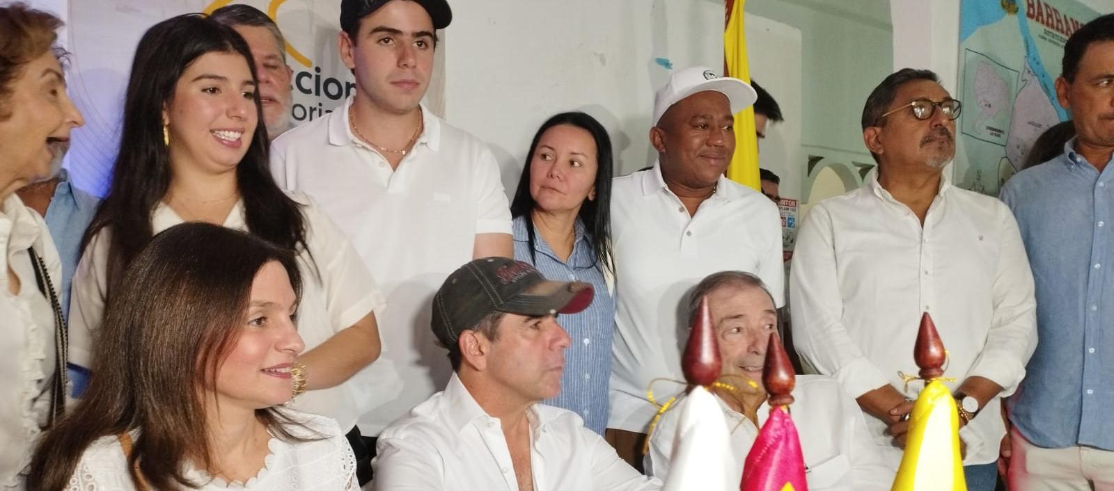 Inscripción de Alejandro Char.