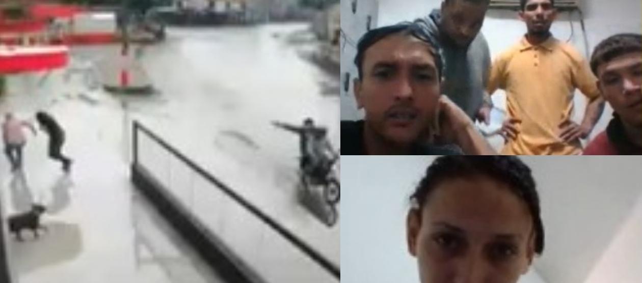 Imagen del ataque y los judicializados.