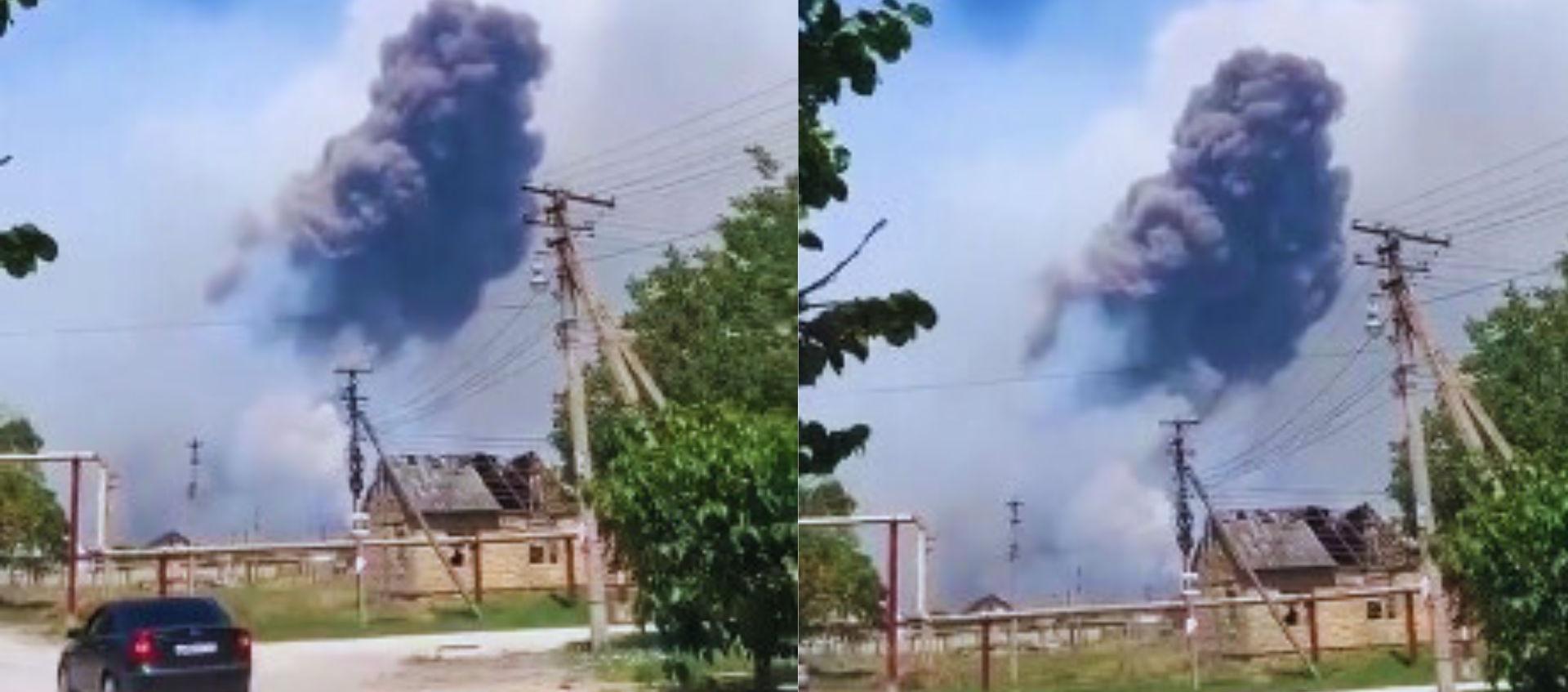 Las detonaciones obligaron a evacuar a la población del distrito Krasnogvardeiski.