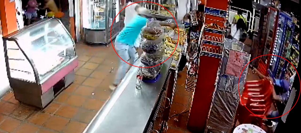 Balacera en el barrio La Sierrita. 