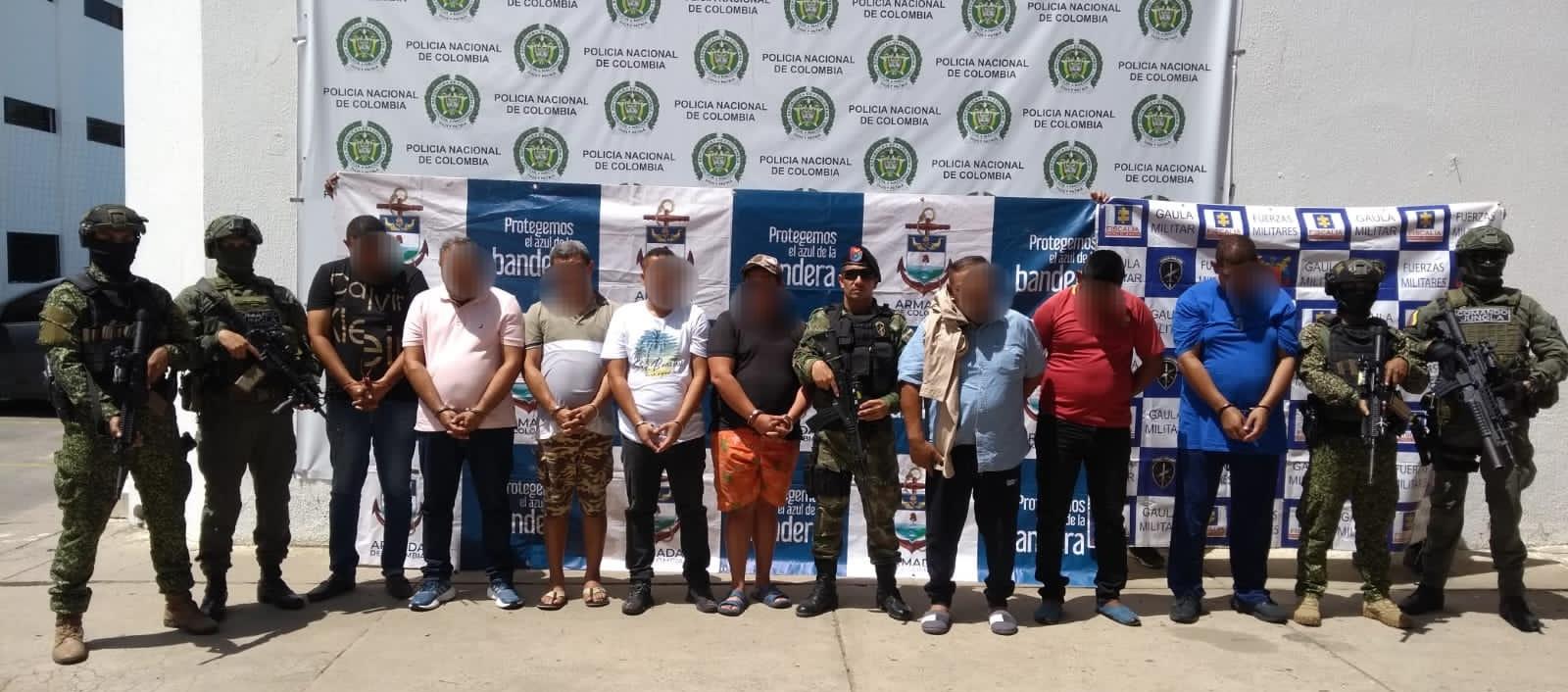 Capturados presuntos integrantes de la banda.