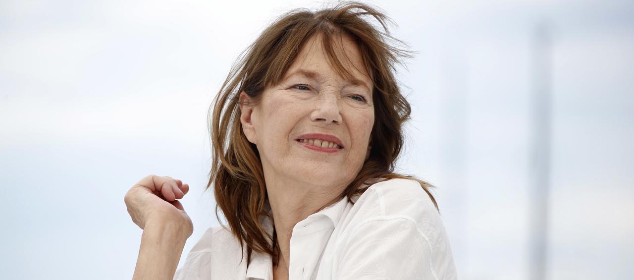 La cantante y actriz británica Jane Birkin.