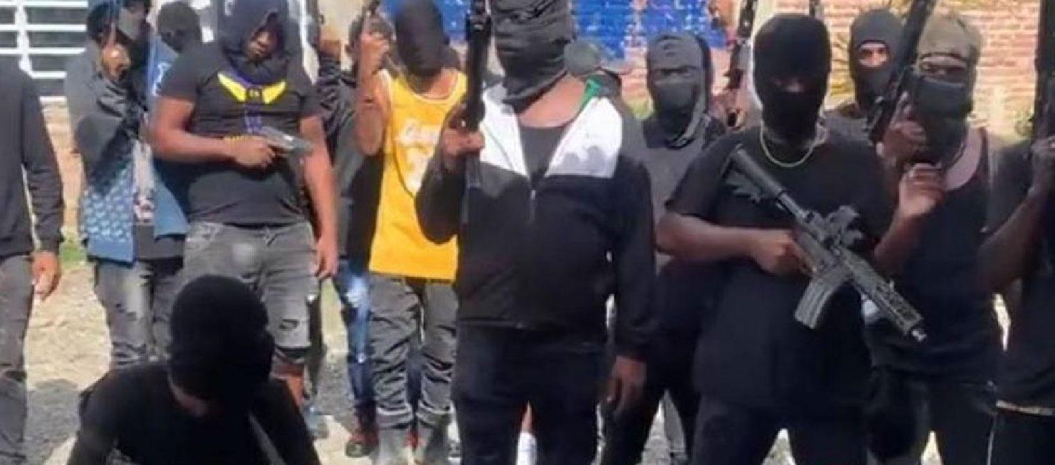 Grupo armado en Buenaventura.