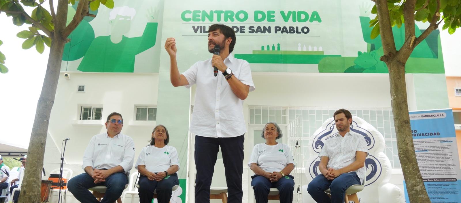 Inauguración del CDV en Villas de San Pablo.