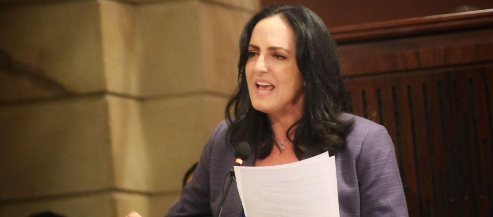 La senadora María Fernanda Cabal.