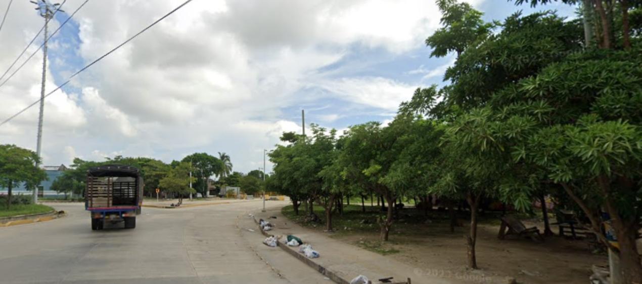 Calle 30 con carrera 50, sector donde ocurrió el crimen. 