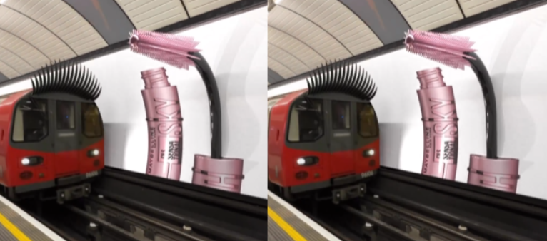 Campaña publicitaria de Maybelline.