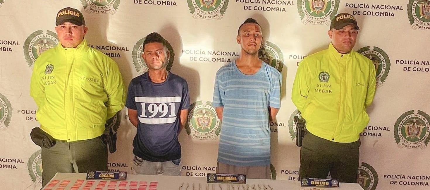 Capturados en el barrio Juan Domínguez Romero