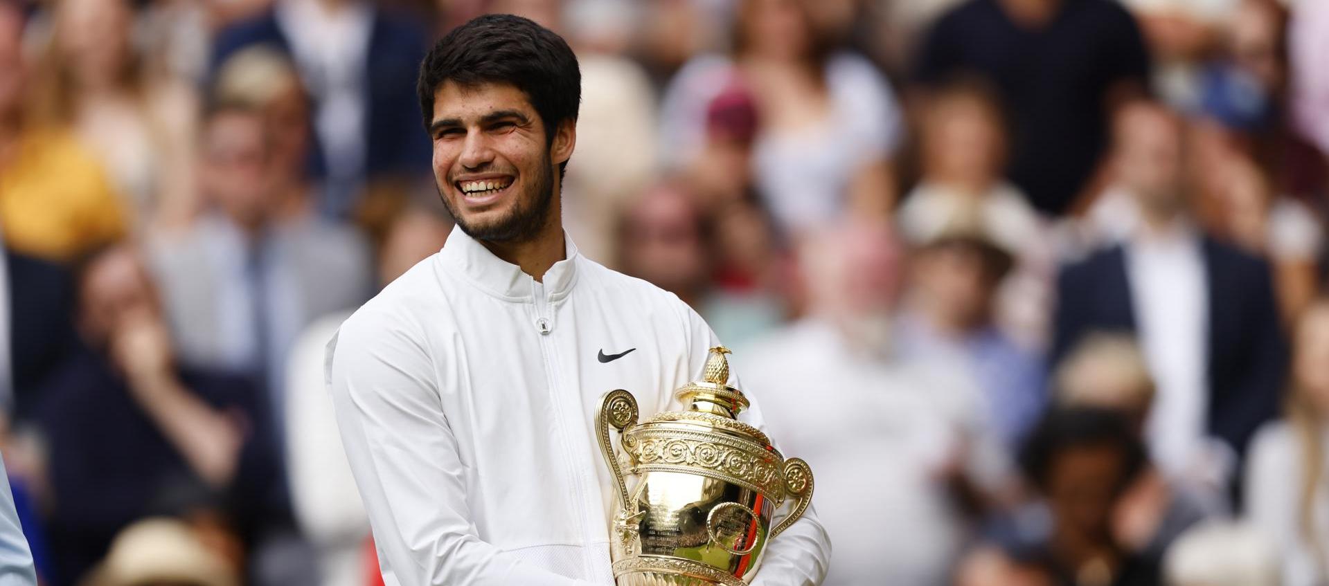 Carlos Alcaraz, ganador de Wimbledon.