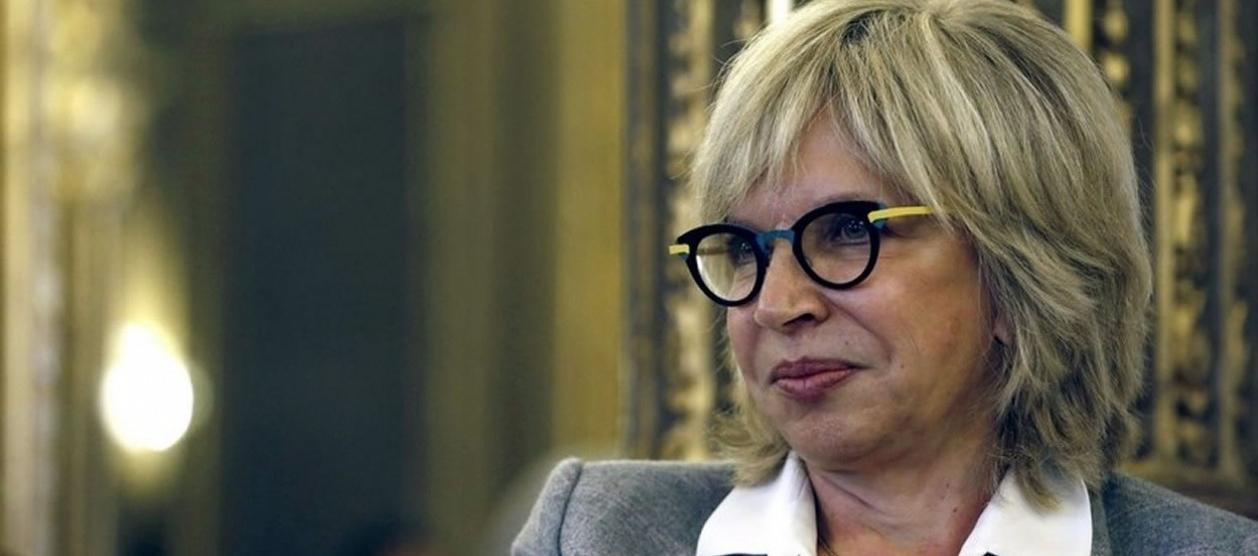 Cecilia Álvarez, exministra de Transporte.