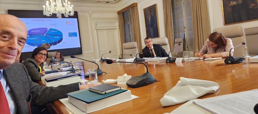 Aspecto del Consejo de Ministros en el que se elaboraba el presupuesto 2024.