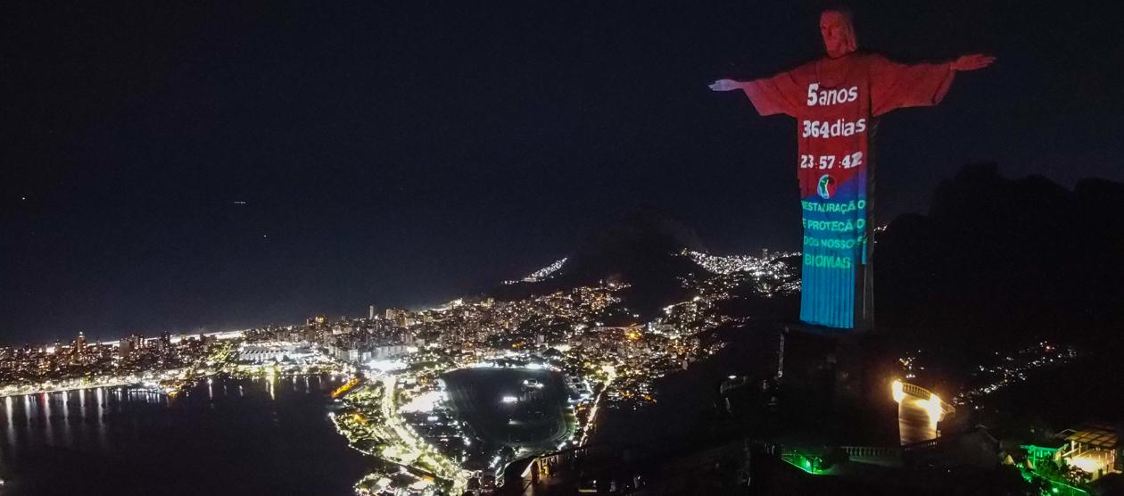 La imagen del Cristo Redentor.