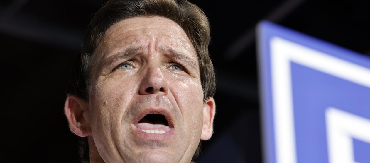 El gobernador de Florida, Ron DeSantis.