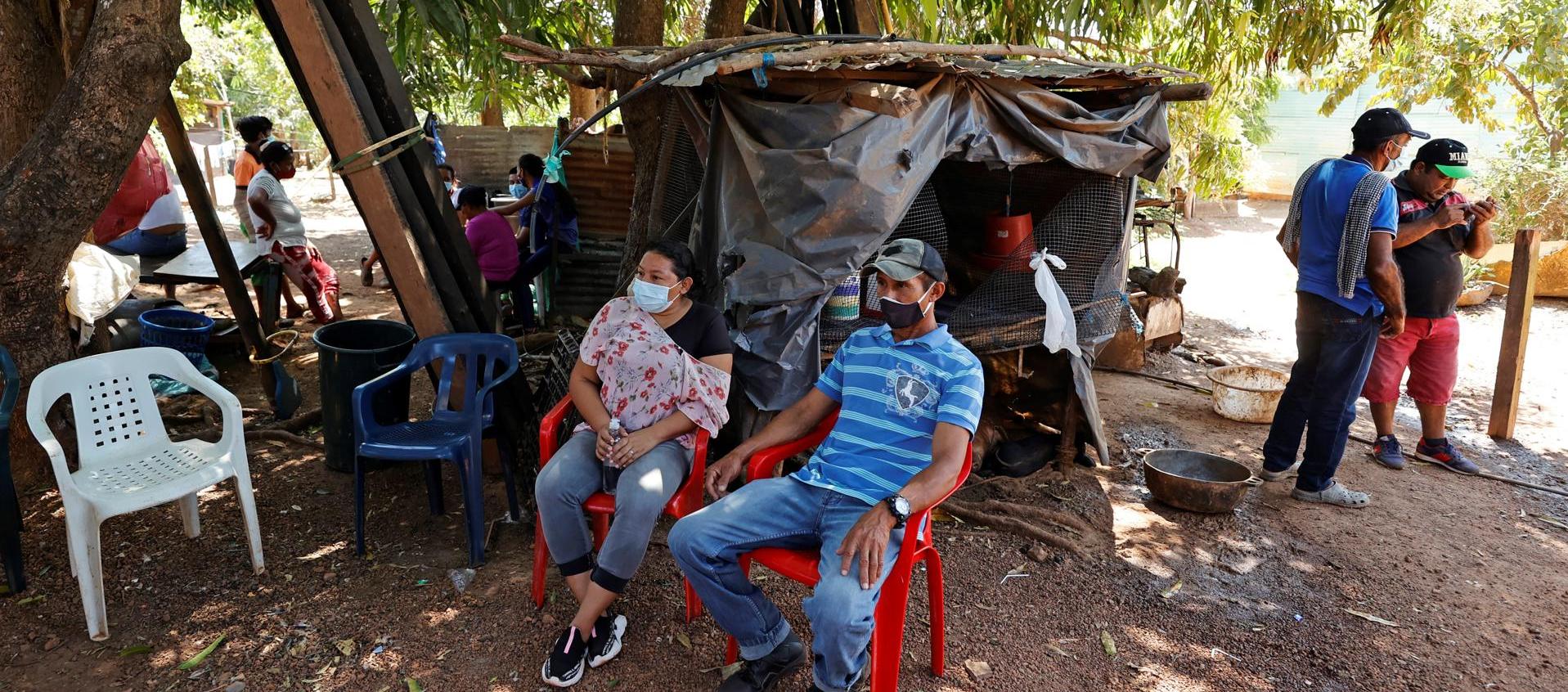 Desplazados por la violencia en la frontera colombo-venezolana.