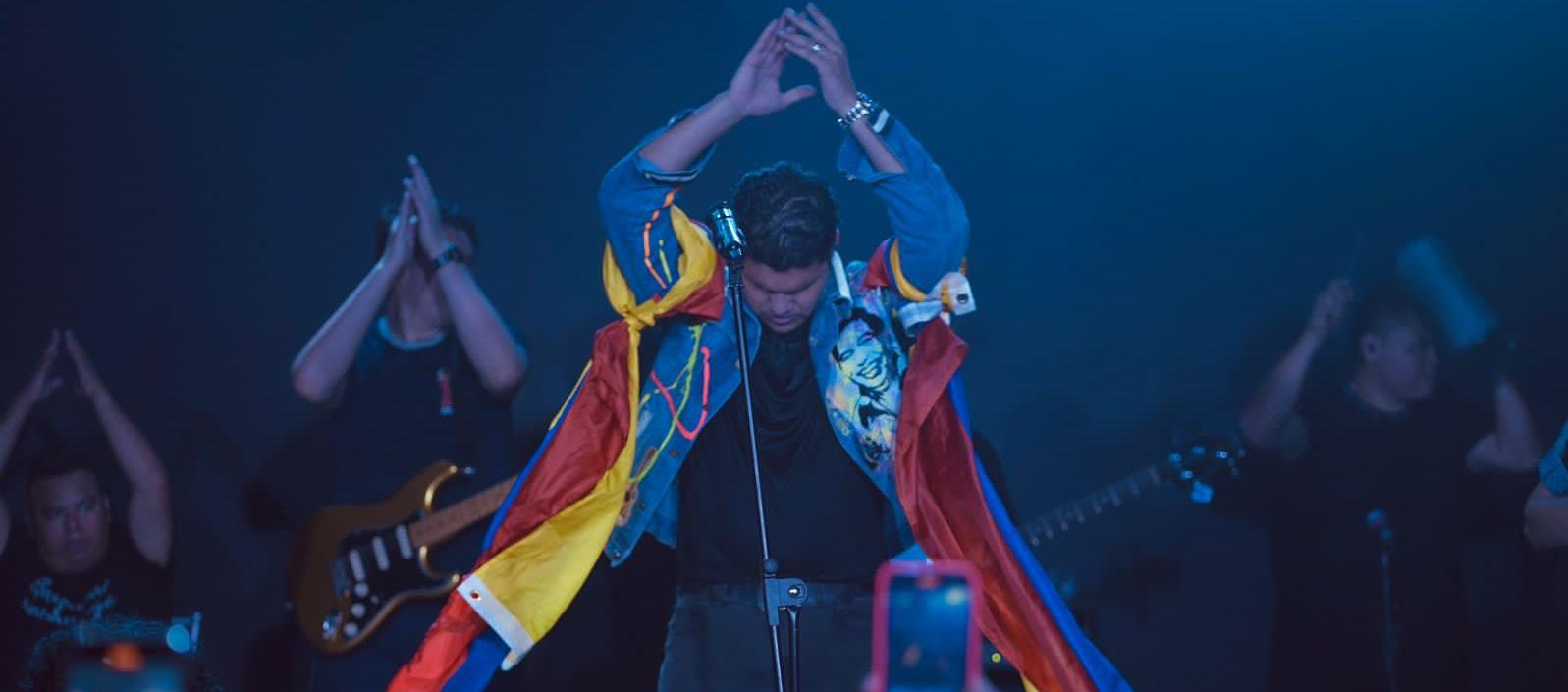 Elder Dayán y Lucas Dangond en su tour por Estados Unidos.