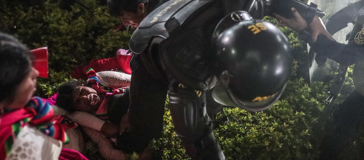 Imagen del enfrentamiento.