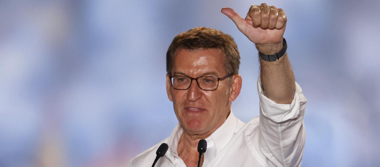 Alberto Núñez Feijóo, líder del conservador Partido Popular (PP).
