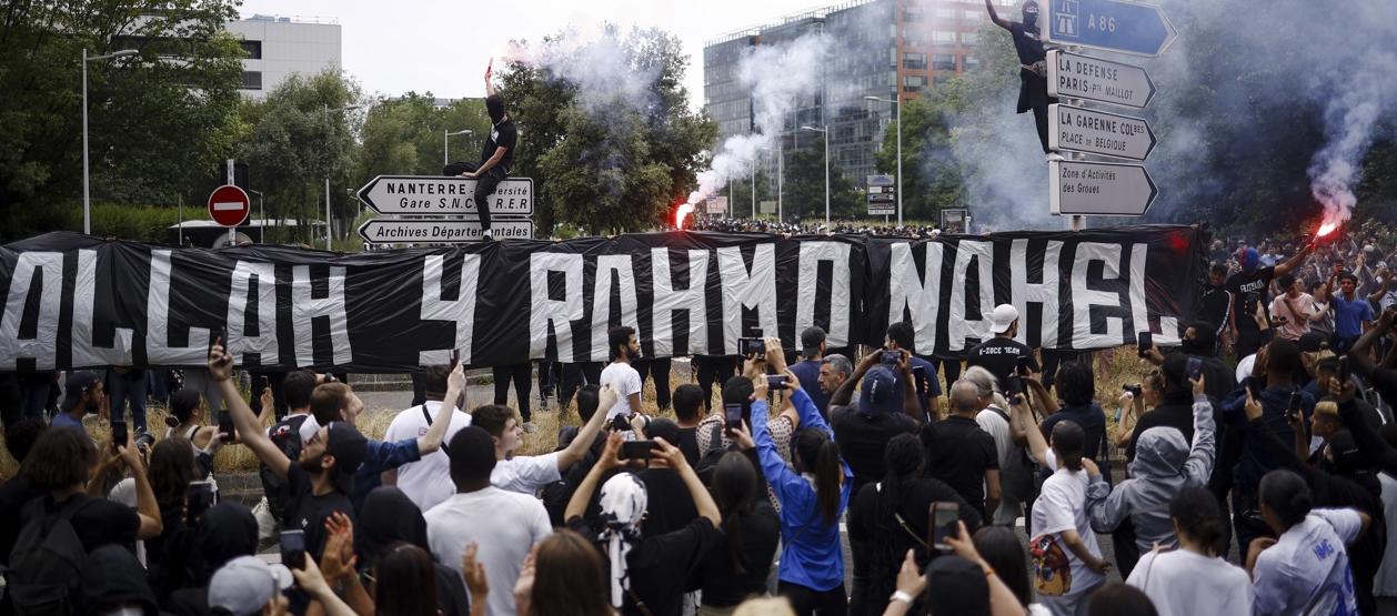 Imagen de las protestas.