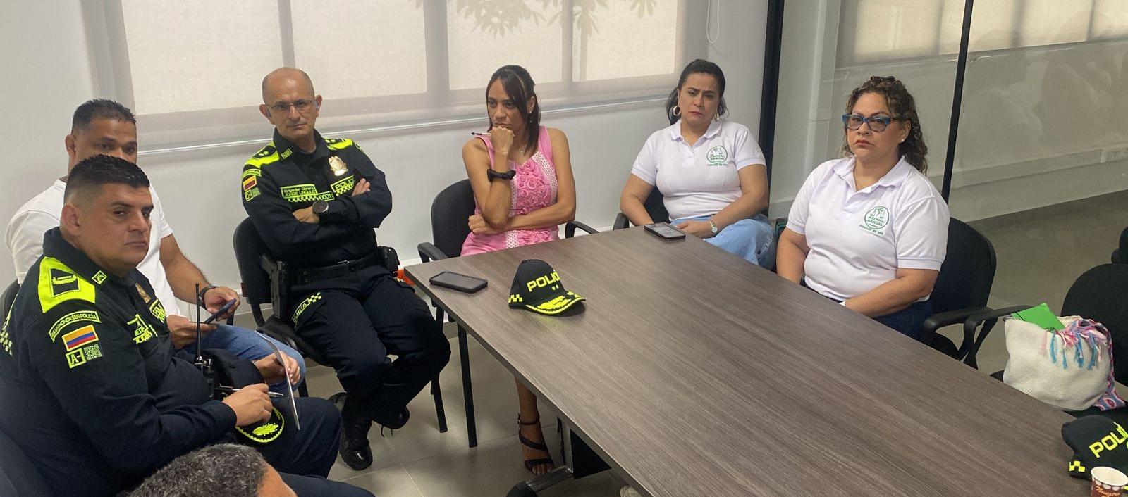 General Jorge Urquijo, Comandante de la Policía Metropolitana de Barranquilla.