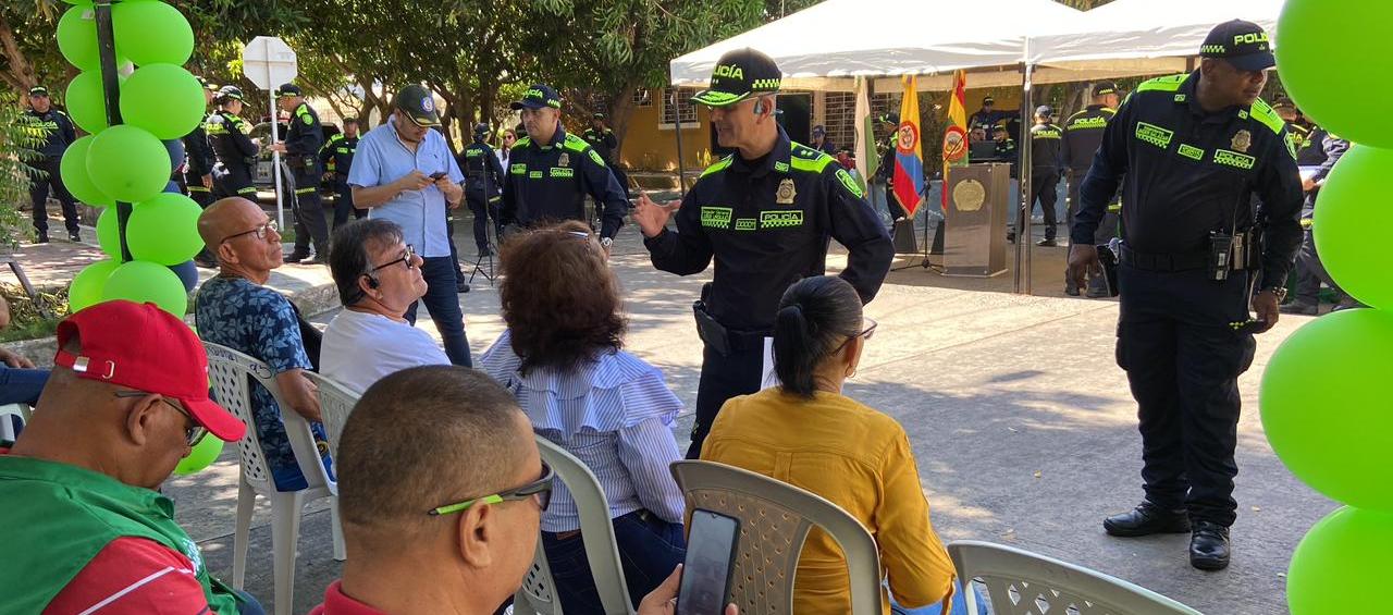 General Jorge Urquijo, Comandante de la Policía Metropolitana de Barranquilla.