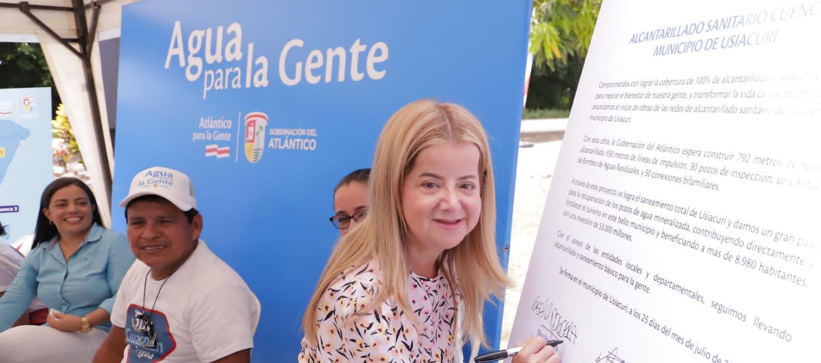 La Gobernadora del Atlántico, Elsa Noguera.