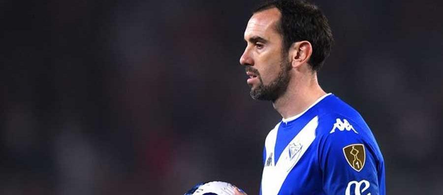 El defensa uruguayo Diego Godín.