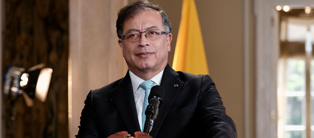 Gustavo Petro, Presidente de Colombia.