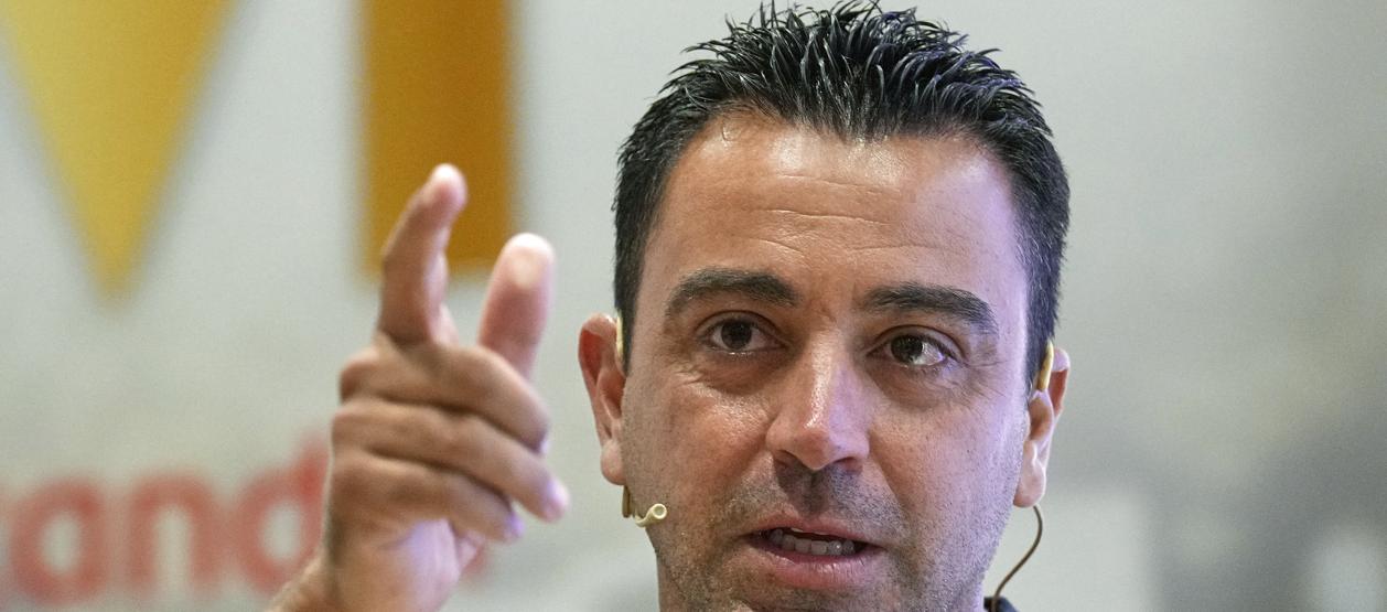 El técnico de Barcelona, Xavi Hernández.