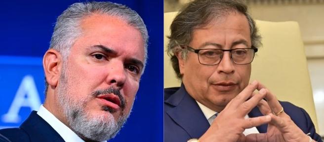 Iván Duque y Gustavo Petro